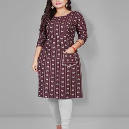 Lerkiza Women Maternity Anarkali Kurta-picture-31