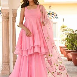Women Georgette Kurta Sets-image-17