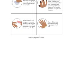 Pep Nails Set Of 24 Artificial Press On Nails With Wooden Stick image 5