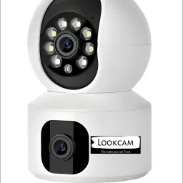 lookcam DuoXR 3MP Dual Lens Wireless WiFi Smart CCTV Camera | Ultra HD View Security Security Camera-5