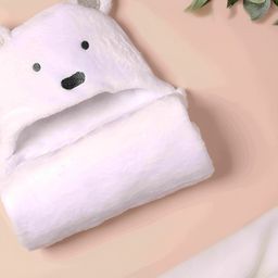 KICKS & CRAWL White 150 GSM Single Bed Blanket-image-6