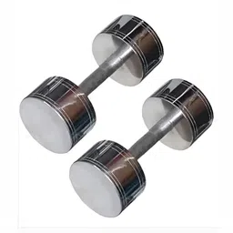 HackerX 2-Pcs Steel Fixed Weight Dumbbell 2.5 kg image 3