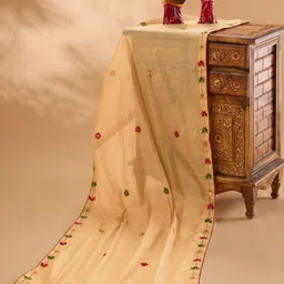 Phulkari Forever Ethnic Motifs Embroidered Dupatta with Phulkari-picture-24