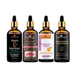 Park Daniel Set Of 4 Vitamin C Face, Caffeine Lip, Hair Growth & Under Eye Serum-0