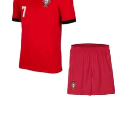 Dostitch Kids Printed Football Jersey With Shorts-image-17