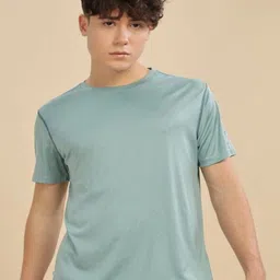 THIRD ELEMENT Men Self Design Round Neck T-shirt-image-21