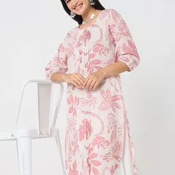 R&B Women Ethnic Motifs Thread Work Kurta-picture-43