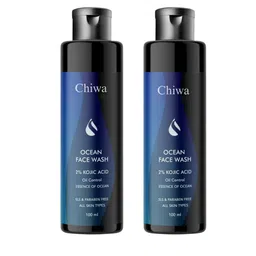 CHIWA Set Of 2 Ocean Face Wash For Oil Control With 2% Kojic Acid - 100 ml Each-picture-39