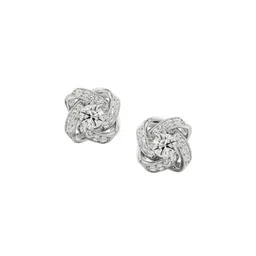 Twirl Sparkle Diamond Studs-image-15