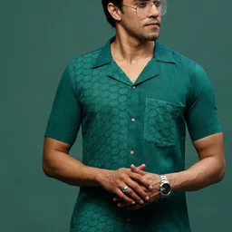 Sangria Self Design Shirts-image-81