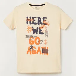 Fame Forever by Lifestyle Boys Typography Printed Cotton T-shirt-image-62