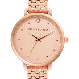 GIORDANO Women Embellished Dial & Stainless Steel Bracelet Style Straps Analogue Watch-picture-46