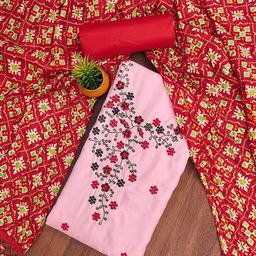 SHADOW & SAINING Embroidered Unstitched Dress Material-picture-31