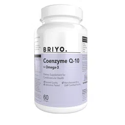 BRIYO CoenzymeQ10 Plus Omega 3 Soft Gel Capsules-60 Capsules-1