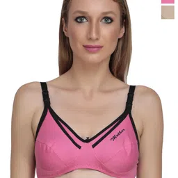Liigne Pack Of 2 Full Coverage Non Padded Maternity Bra-6