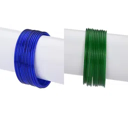 1ST TIME Set Of 24 Blue Alloy Bangles-picture-35