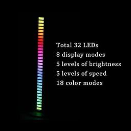 Expresscraft Music Ambient LED Lamp Bar for Desktop Car TV DJ Studio Gaming Smart Sensor Light image 4