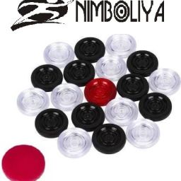 TRANSPARRENT CARROM COIN Carrom Pawns-picture-21