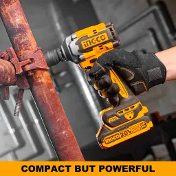 ingco 2-IN-1 Cordless Impact Driver & Wrench, 3-Speed, with 2pcs Batteries, a Charger, Cordless Impact Wrench image 3