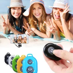 POZUB Bluetooth Selfie Remote Shutter for iOS Android Wireless Photo Clicker ButtonCamera Remote Control image 3