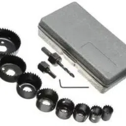 Good Quality 11pcs Woodworking Hole Saw Drill Bit Kit 3/4" to 2 1/2" Drilling Tool Wood Thin Alloy Metal Cutter Core Drill Bits Wood Cutter Wood Cutter-image-24