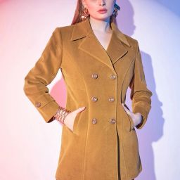 100% Polyester, machine Wash Coat For Women-image-72