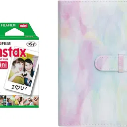 FUJIFILM Instax Mini 10X1 Sheets Instant Film with 96-sheetAlbum Dream Bubble Film Roll-image-44