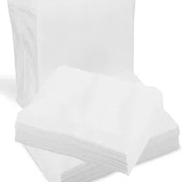 50 Dry Wipe Ultra Soft Non-Woven Wipe 8"x8"Travel Size- Tissue for Adults,Baby-image-57