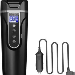 Car Electric Kettle 450ml Heating Water Cup for Vehicle Electric Kettle-image-45
