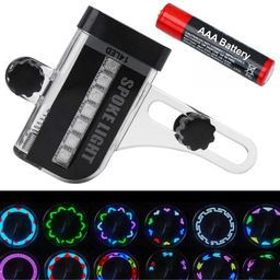 dstechbar Cycle Wheel Light 14 LED 30 different patterns Battery Included Wheel Reflectors LED Wheel Reflectors-picture-30