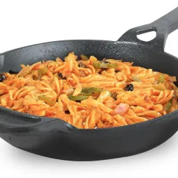 Pre- Seasoned Cast Iron Fry Pan/Skillet With Long Handle - 10.3 inch Fry Pan 26.2 cm diameter 1.8 L capacity-image-87