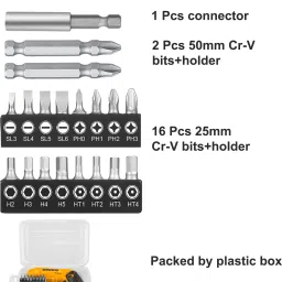ingco 4V Lithium-Ion Cordless Standard Screwdriver Set image 3