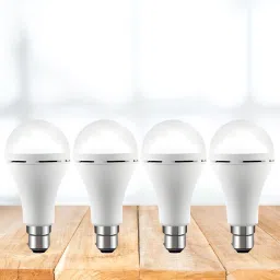 Emergency 15W Inverter LED Bulb with 1200mAh Rechargeable Battery Pack of 4 L1 4 hrs Bulb Emergency Light-image-93