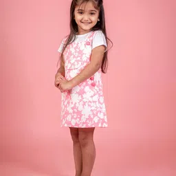 SNUGGLY MONKEY Floral Print A-Line Dress-picture-31