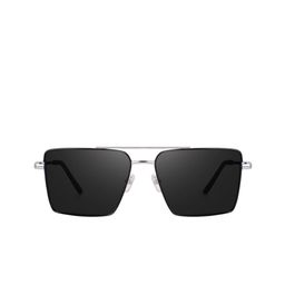 SPADEACES Unisex Black Lens & Silver-Toned Aviator Sunglasses With UV Protected Lens-picture-28