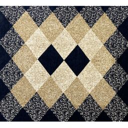 bsb home Navy Blue Abstract No Shredding Polyester Carpet image 2