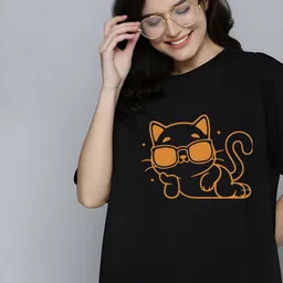 Moda Rapido Women Drop-Shoulder Sleeves T-shirt-picture-19