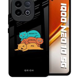 QRIOH Anxiety Stress iQOO Neo 10 5G Back Case Mobile Accessories-picture-24
