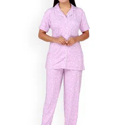 WOOL 4U Women Printed Night suit-image-66