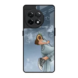QRIOH Sunflower Spirit Printed OnePlus 11R 5G Back Case Mobile Accessories-picture-39