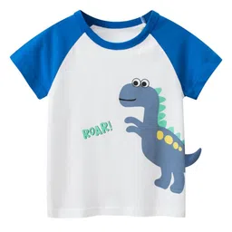 LULU & SKY Boys Drop-Shoulder Sleeves Pockets T-shirt-image-19
