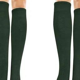MUKHAKSH Unisex Green Socks-picture-17