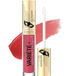 Eveline Cosmetics Variete Satin Matt Lip Liquid Lipstick -4.5ml Shade- Strawberry Coctail-2