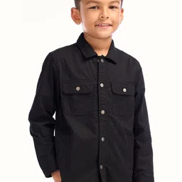 NO MONDAYS Boys Relaxed Opaque Casual Shirt-image-77