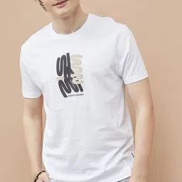 Fame Forever by Lifestyle Men Typography Printed Round Neck Cotton T-shirt-image-72