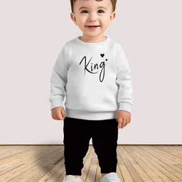 MITANSH Kids Printed Round Neck T-shirt With Trouser-picture-40