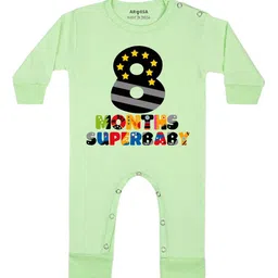 Arvesa Infants Printed Round Neck Rompers-image-34