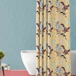 ArtzFolio Single Piece Waterproof Polyester Shower Curtain-image-75
