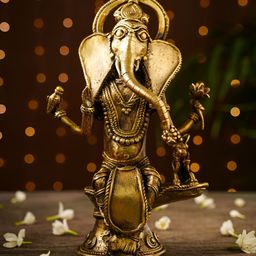 JAYPORE Gold-Toned Religious Figurine Showpiece-image-77