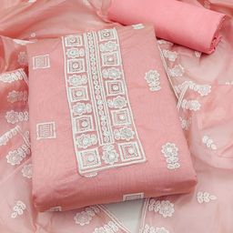 SAINOOR Embroidered Unstitched Dress Material-image-65